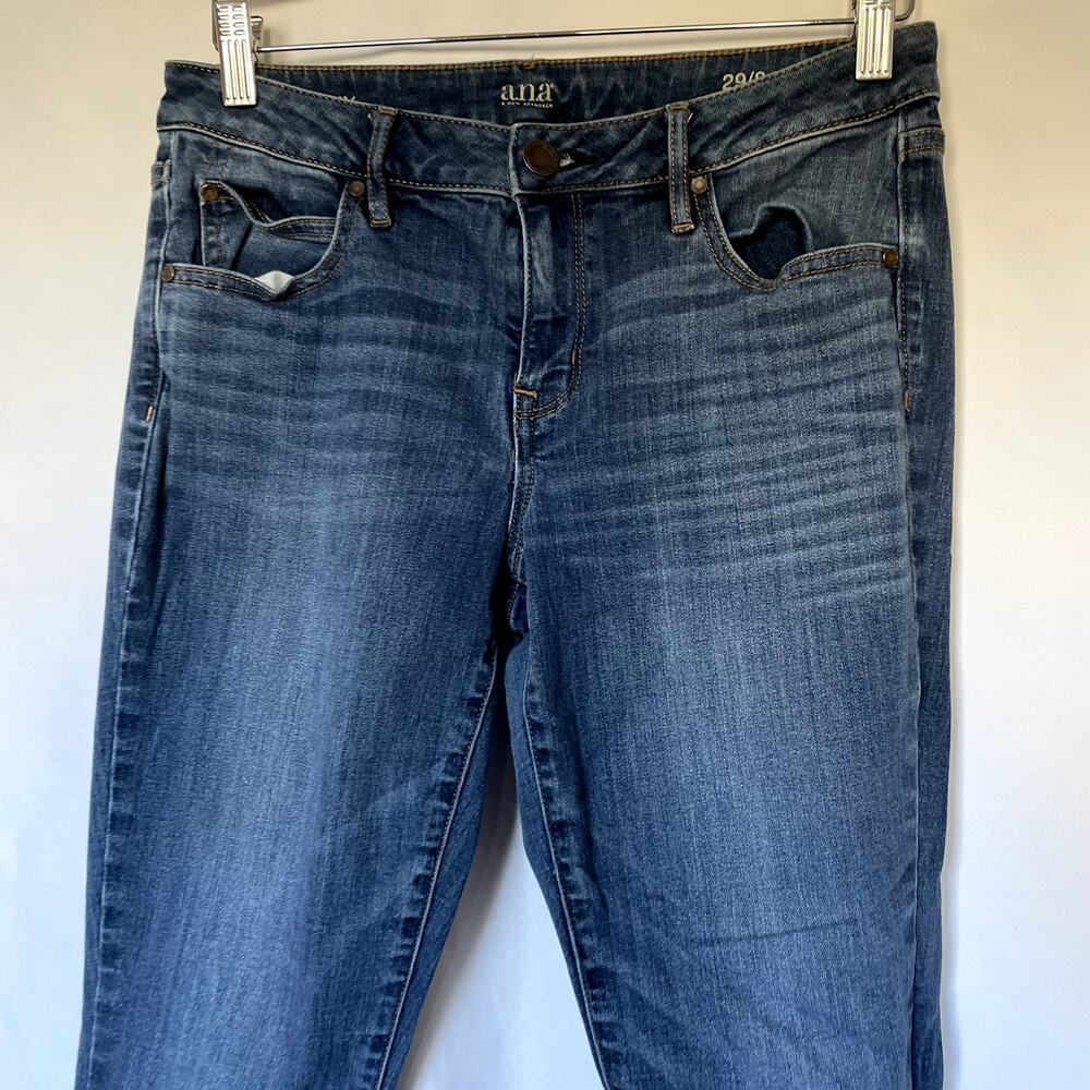 a new approach skinny medium wash blue jeans women's size 8 casual pants - Picture 2 of 8